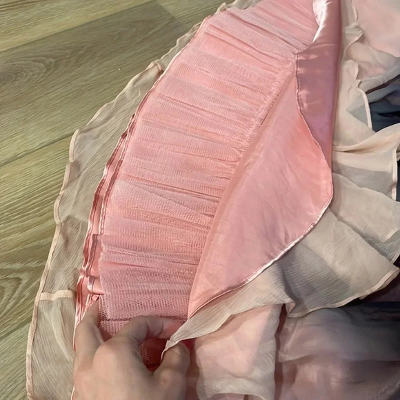 Betsy Johnson strapless ombré mini lined dress, vintage, - Picture 9 of 12